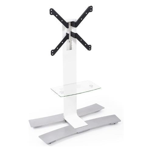 Supporto monitor TV pavimento ( 30 Kg ) VESA 400 x 400 ERARD Will 1050 L White ER039021