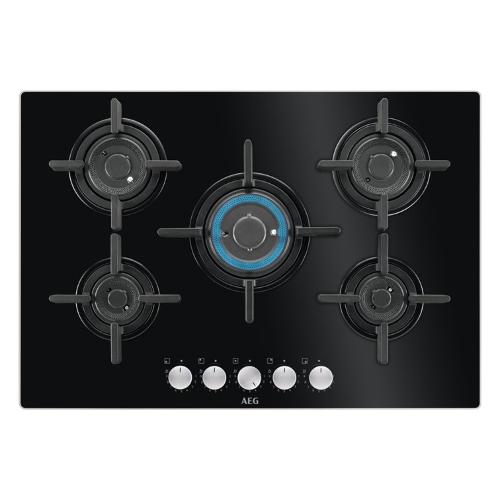 Piano cottura gas 5 zone GAS ON GLASS HKB75029NB Black (75cm) 949 630 906