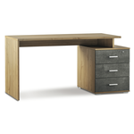 ScrivaniaDB625K NoceSte/OssNer154x65x76h