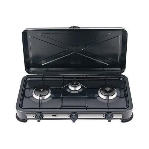 Fornello 3 zone cottura GPL MINERVA 3 Black 118360112