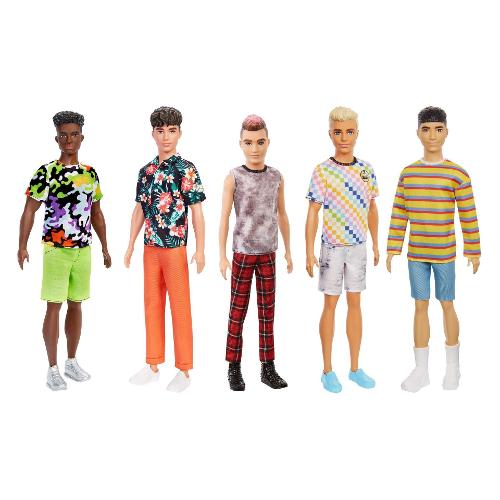 Bambola Ken Fashionistas (29cm) BARBIE Assortito DWK44