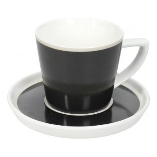 Ritzenhoff & Breker Shanti – Tazza Da Caffè Con Piattino 220 Ml, Porcellana Colorata Con Motivo Floreale, Lavabile In Lavastoviglie