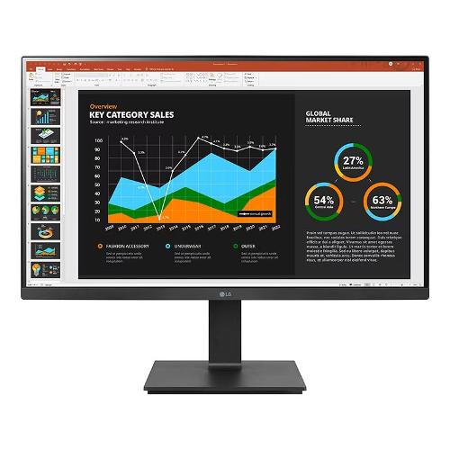 Monitor 27" ( IPS 2K 1440p 75Hz ) PROFESSIONAL QHD Pivot Black 27BQ75QB B AEU