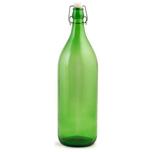 Bottiglia (2L) con tappo meccanico Verde 1218202