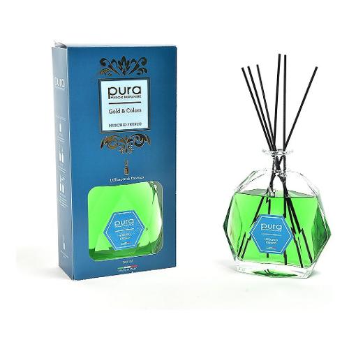 Profumatore a sticks (700ml) Muschio Fresco PURA GOLD&COLORS 56010