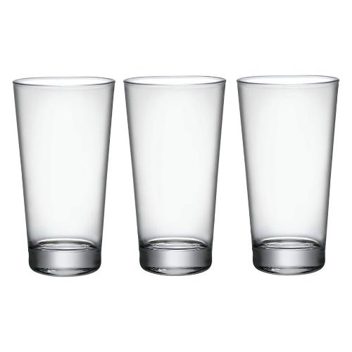 Set bicchieri Birra 3 pz Vetro (580ml) SESTRIERE Trasparente
