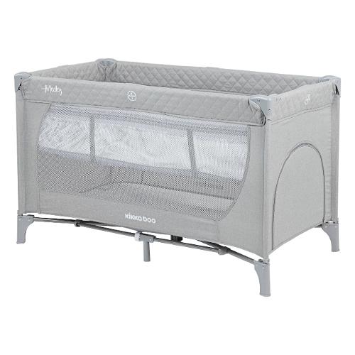 Lettino viaggio pieghevole 2 livelli (120x60x75cm) MEDLEY Grey 31003010065
