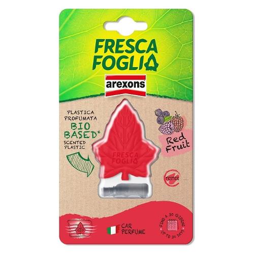Profumatore auto bocchette ventilazione Red Fruit FRESCA FOGLIA Rosso 1850