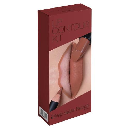 Cofanetto Make Up Lip Contour Kit Rossetto + Matita 12Cm Raw Sienna