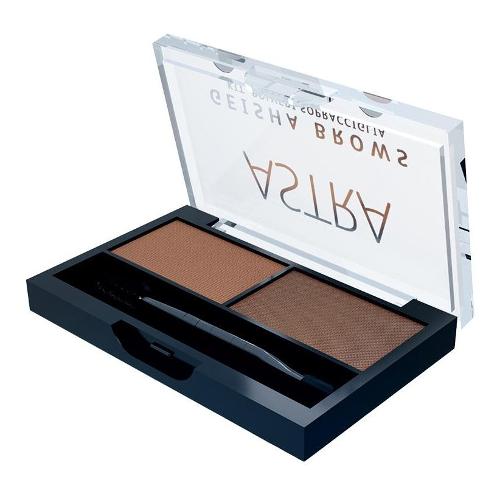 Geisha brows kit polveri sopracciglia 02 Brown