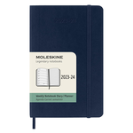 Agenda 18M Pocket Sett. Mor.Blu 56996