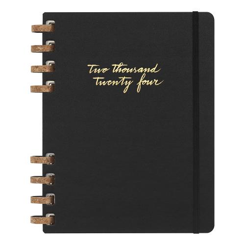 Agenda settimanale Non datato XL Spiral Life Planer Nero (20,4x25,2 cm) 56330