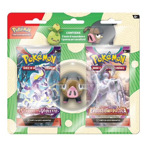 Carte gioco Mini Action Figure POKÉMON Assortito PK60358 I