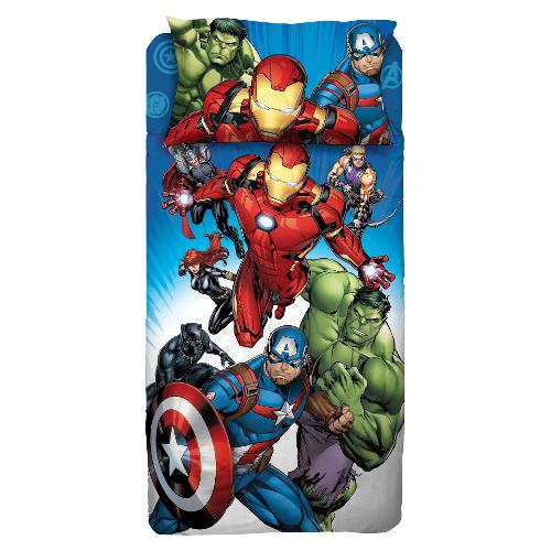 Completo letto una piazza cotone AVENGERS 6340 673 AV01