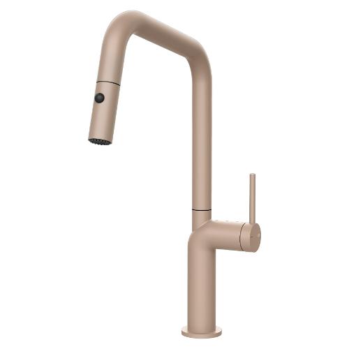 Miscelatore lavello doccetta estraibile STELO Matt cipria 60307 275