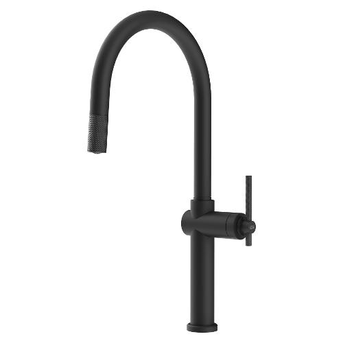 Miscelatore lavello doccetta estraibile HABITO Matt black 60672 299