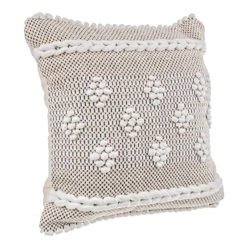 Cuscino arredo VERACRUZ Naturale e Nero (45x45cm) 0462861