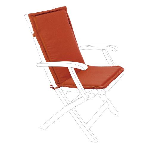 Cuscino alto poliestere POLY180 Rosso arancio Sfoderabile 0806649