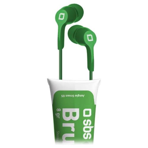 Auricolari microfono filo BRUSH Cool green TEEARPAINTG