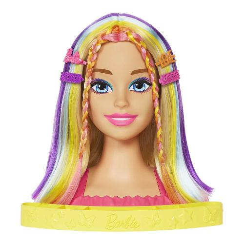 Super Chioma Hairstyle Capelli Arcobaleno, BARBIE HMD78