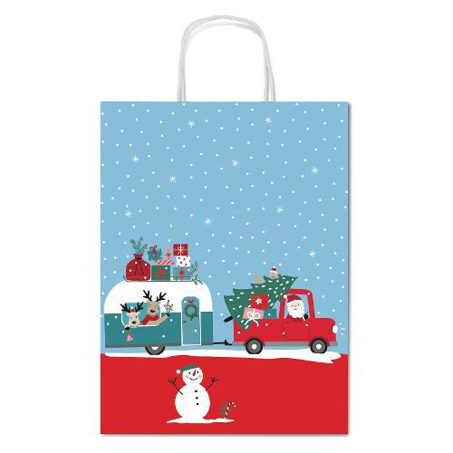Shopper natalizio (16x8x21 cm) ALLEGRA Christmas holidays SDX16 422F