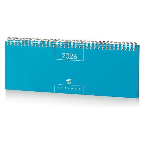 Agenda settimanale 2026 12m Gen-Dic (29x11cm) ALFA Azzurro 7755AF31