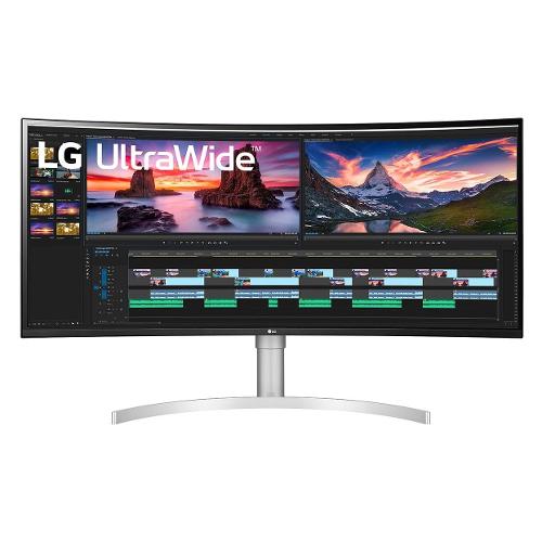 Monitor 38" ( IPS 2K 1440p QHD ) ULTRAWIDE Curved QHD+ White e Silver 38WN95CP W AEU