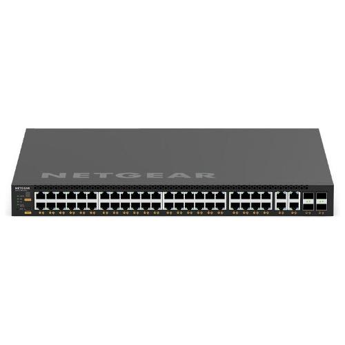 Switch di rete 52 porte M4350 SERIES Multi 44M4X4V Managed PoE++ Black MSM4352 100NES 10GBASE-T|10GBASE-X