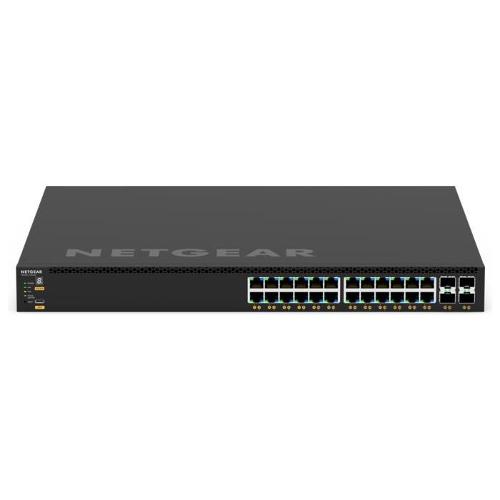 Switch di rete 28 porte M4350 SERIES Multi 24G4XF Managed PoE+ Black GSM4328 100NES Gigabit|10GBASE-X