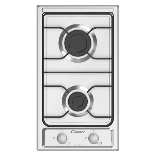 Piano cottura gas 2 zone DOMINO CHW23X Inox (30cm) 33803292