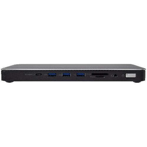HUB 7 in 1 Thunderbolt 4 Triple Monitor Black e Gray DOCKTB4PT