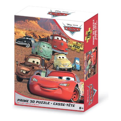 Puzzle 200 pz Disney Cars 5a+ (46x31cm) PRIME 3D PUC00000