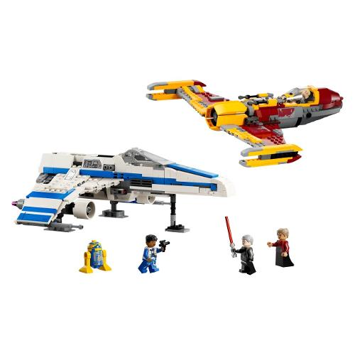 E Wing Nuova Repubblica vs. Starfighte di Shin Hati ( 1056 pz ) STAR WARS 9a+ 75364