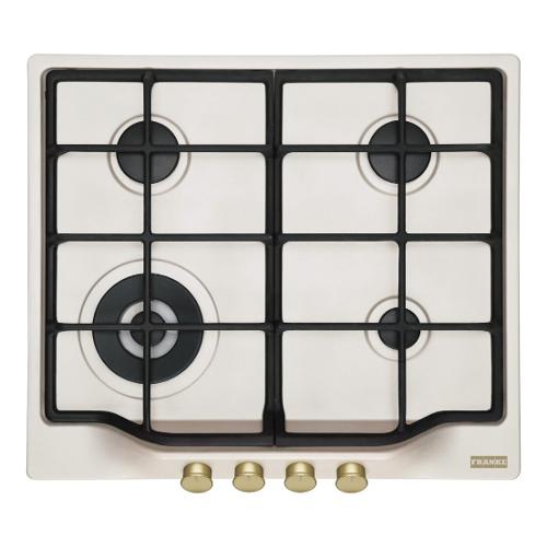 Piano cottura gas 4 zone COUNTRY FCH 604 3G TC PW C Bianco perla (60cm)