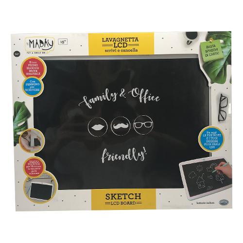 Gioco lavagna Scketch Lcd Scrivi e Cancella MADAY 7604