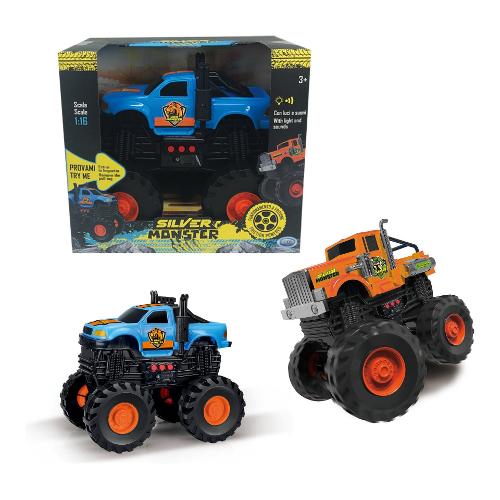 Automodello Monster Truck a frizione scala 1:16 SILVER WHEEL Assortito 41145