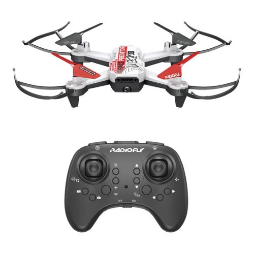 Drone Space Predator con videocamera (38cm) RADIOFLY Bianco 40106