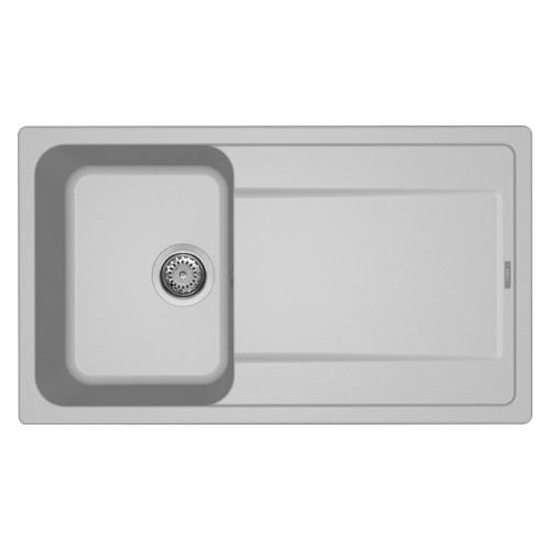 Lavello 1 vasca (86x50cm) LIFE 400 Nuvola Metal LM240079