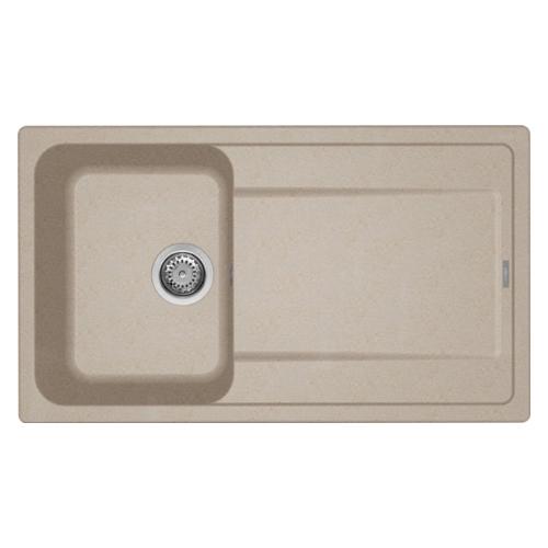 Lavello 1 vasca (86x50cm) LIFE 400 Avena Opaco LG240051