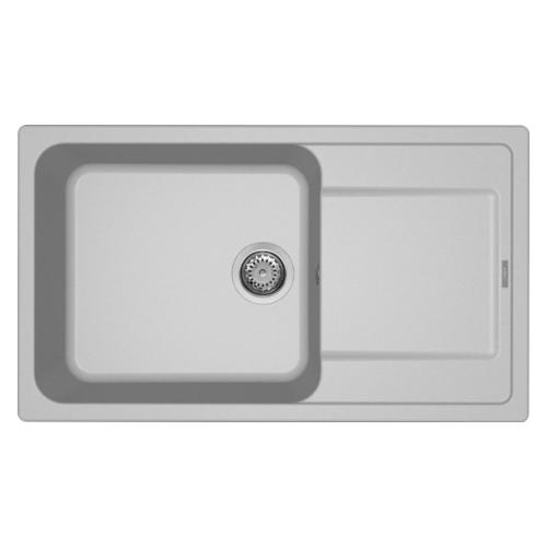 Lavello 1 vasca (86x50cm) LIFE 410 Nuvola Metal LM241079