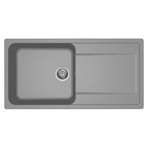 Lavello 1 vasca (100x50cm) LIFE 480 Cemento Opaco LG248048