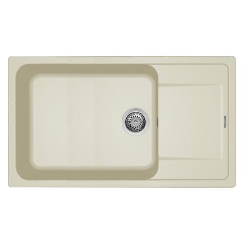 Lavello 1 vasca (86x50cm) LIFE 410 Bianco antico Opaco LG241062