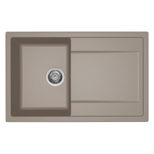 Lavello 1 vasca (79x50cm) LIFE 300 Tortora Opaco LG230043
