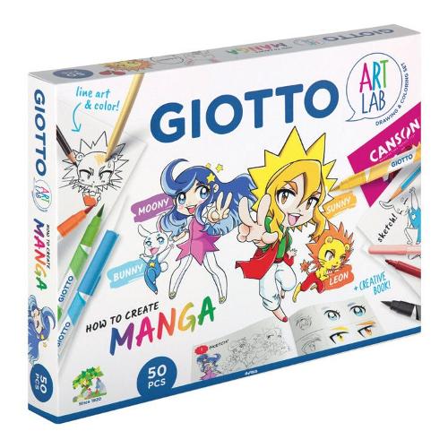 Kit colori GIOTTO Create Manga Art Lab F582300