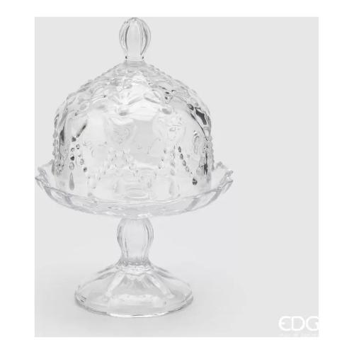 Alzata (16x23cm) con cupola LIBERTY Trasparente 107349 00
