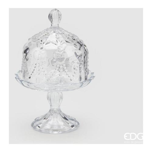 Alzata (13x20cm) con cupola LIBERTY Trasparente 107350 00