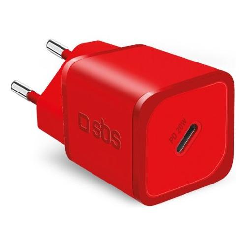 Caricabatterie USB Type-C NANOTUBE 20W Power Delivery Rosso TETRGAN1C20R