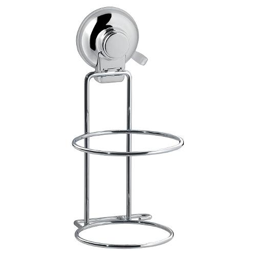 Porta asciugacapelli parete (10,7x12x22cm) HOT Cromo lucido HO52 13