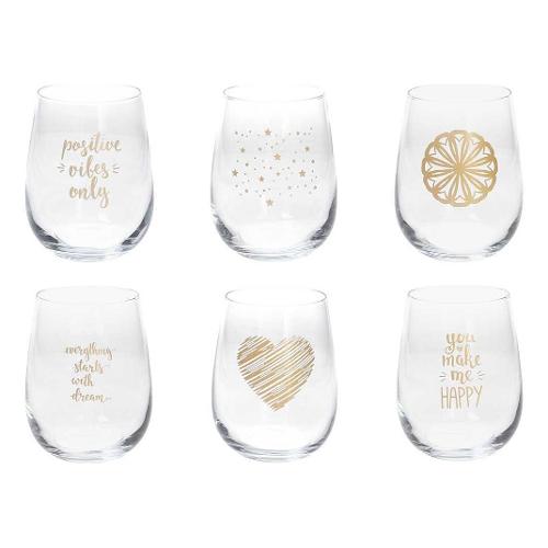Set bicchieri Acqua 6 pz (470ml) DORADO Trasparente N3585E9M111