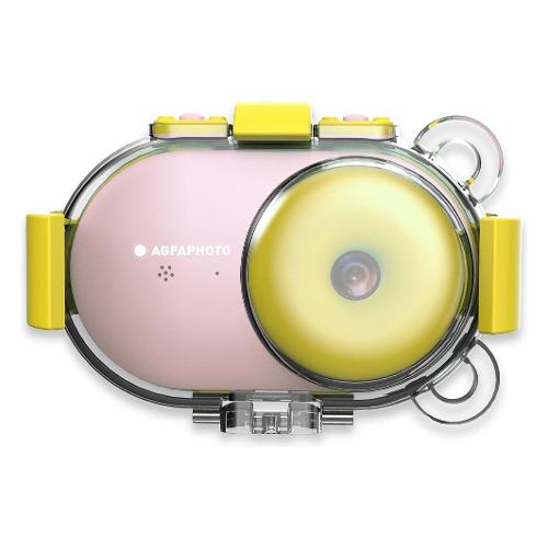 Fotocamera compatta 16Mpx REALIKIDS Waterproof Pink e Yellow ARKCWPK